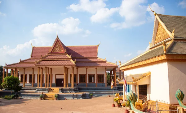 Cambodge Siem Reap Une Belle Vue Sur Temple Bouddhiste Ville — Photo