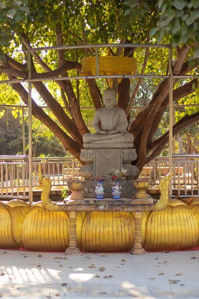 Kambodža Siem Reap Krásný Výhled Buddhistický Chrám Městě — Stock fotografie