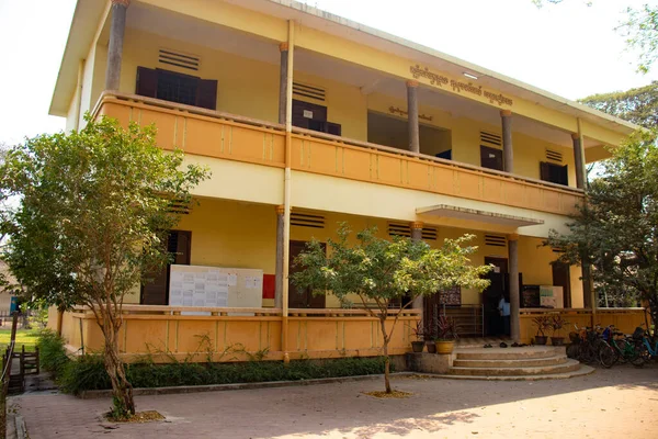 Kambodja Siem Reap Vacker Utsikt Över Buddisttemplet Staden — Stockfoto