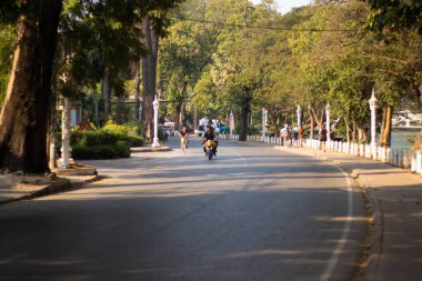 Kamboçya. Siem Reap. Şehrin güzel bir manzarası.