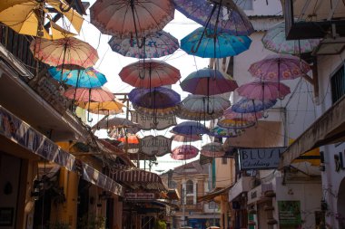 Kamboçya. Siem Reap. Şehrin manzarası..