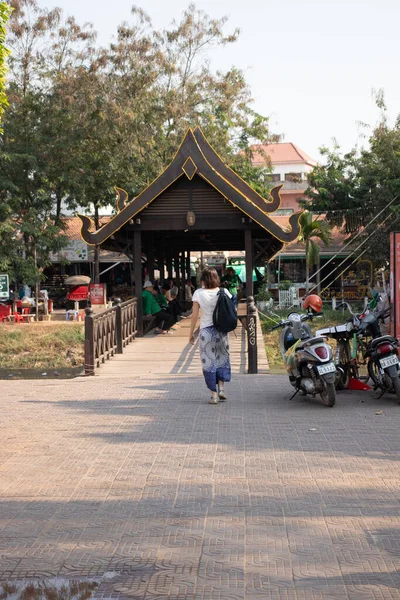 Камбоджа Пожинаем Прекрасный Вид Город — стоковое фото