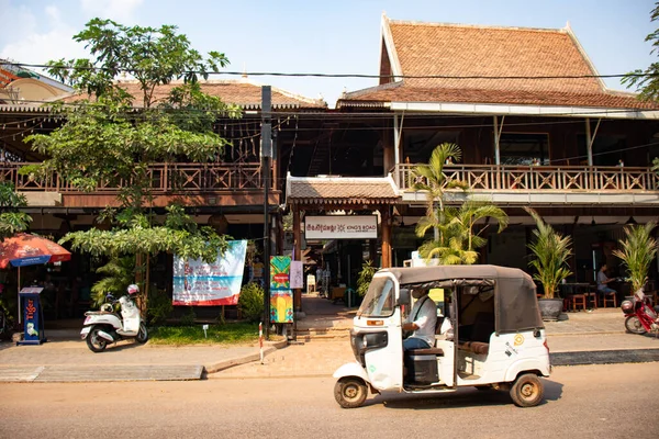 Kamboçya Siem Reap Şehrin Manzarası — Stok fotoğraf