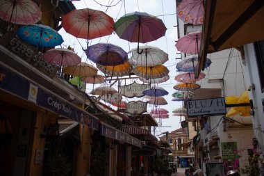 Kamboçya. Siem Reap. Şehrin güzel bir manzarası.