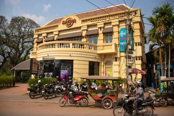 Kamboçya Siem Reap Kamboçya Siem Reap Şehirde Hard Rock Cafe — Stok fotoğraf