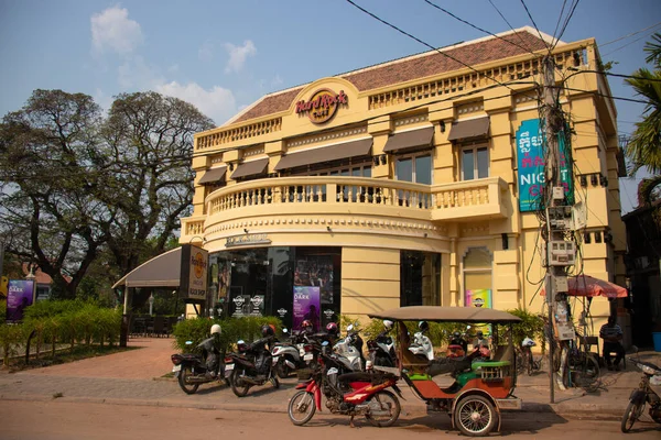 Kamboçya Siem Reap Kamboçya Siem Reap Şehirde Hard Rock Cafe — Stok fotoğraf