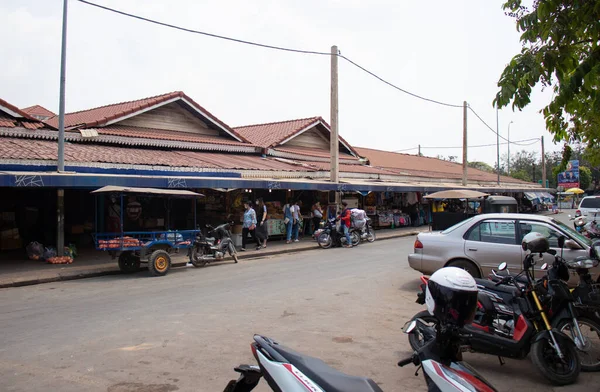 Camboja Siem Reap Uma Bela Vista Cidade — Fotografia de Stock