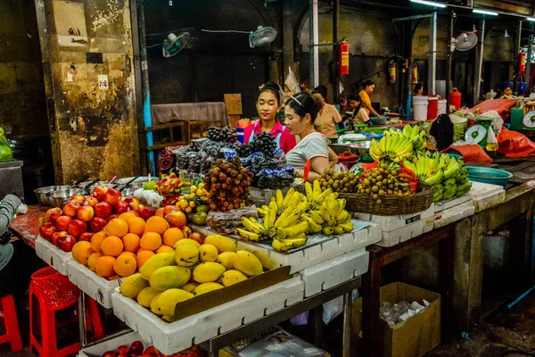 Kambodża Żniwiarz Siem Widok Rynku Mieście — Zdjęcie stockowe
