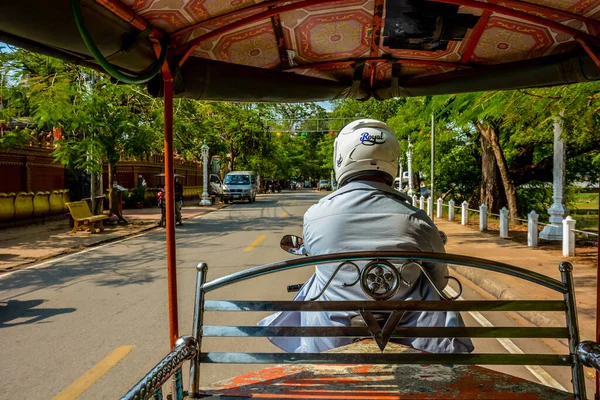 Cambogia Siem Reap Una Vista Del Mercato Città — Foto Stock