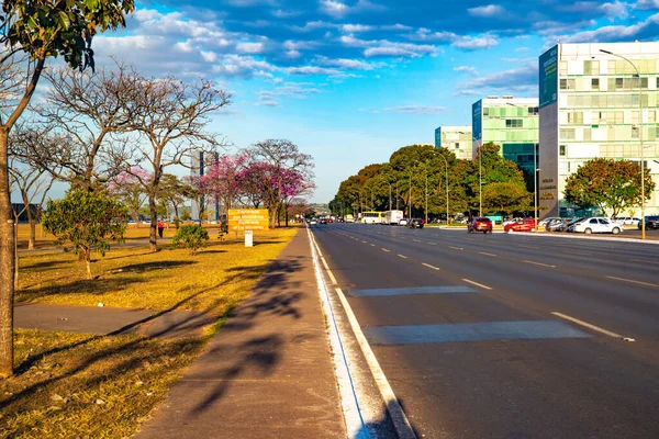 Scena Miejska Brasilia Brazylia — Zdjęcie stockowe