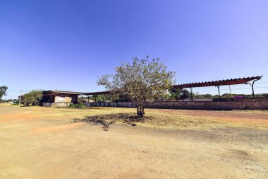 Brezilya 'daki Nucleo Bandeirante Tren İstasyonu 