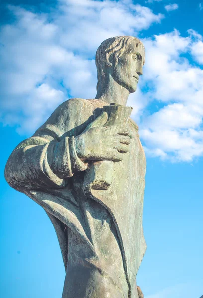 Statua Nella Cattedrale Metropolitana Brasile — Foto Stock