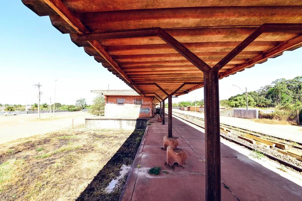 Brezilya Daki Nucleo Bandeirante Tren Stasyonu — Stok fotoğraf