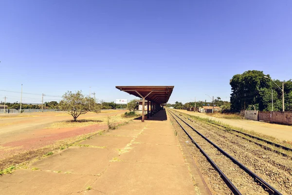 Brezilya Daki Nucleo Bandeirante Tren Stasyonu — Stok fotoğraf