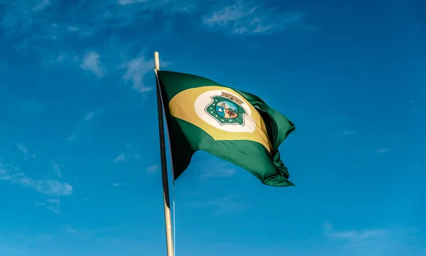 ブラジル国旗の画像を閉じる — ストック写真