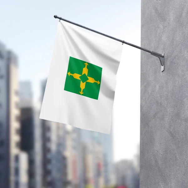 Imagen Cerca Bandera Del Estado Brasileño —  Fotos de Stock