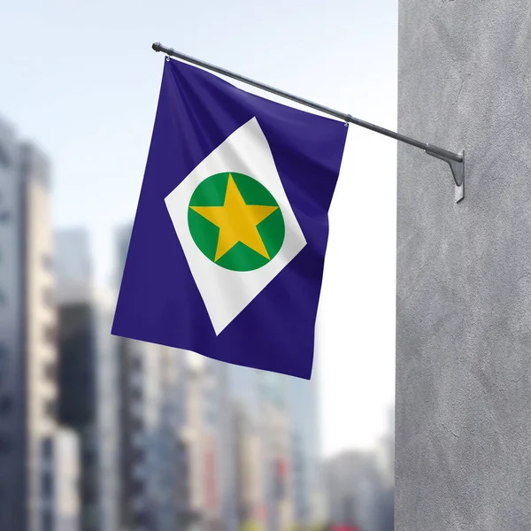 Bendera Negara Bagian Brasil Ditutup — Stok Foto