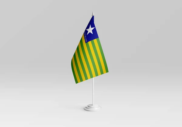 Βραζιλιάνικες Σημαίες Κλείνουν — Φωτογραφία Αρχείου