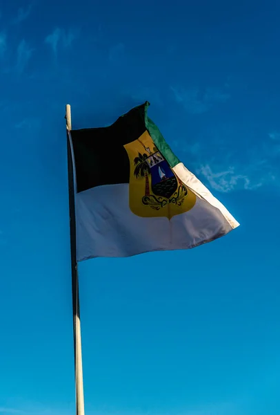 Les Drapeaux Brésiliens Rapprochent — Photo