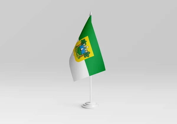 Bandiere Stato Brasiliane Vicino — Foto Stock