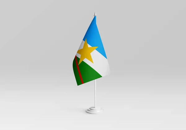 Κοντινή Εικόνα Της Βραζιλιάνικης Σημαίας — Φωτογραφία Αρχείου