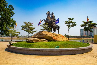 Gündüz Phnom Penh Şehri, Kamboçya 