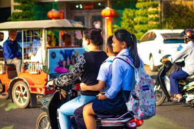 Gündüz Phnom Penh Şehri, Kamboçya 