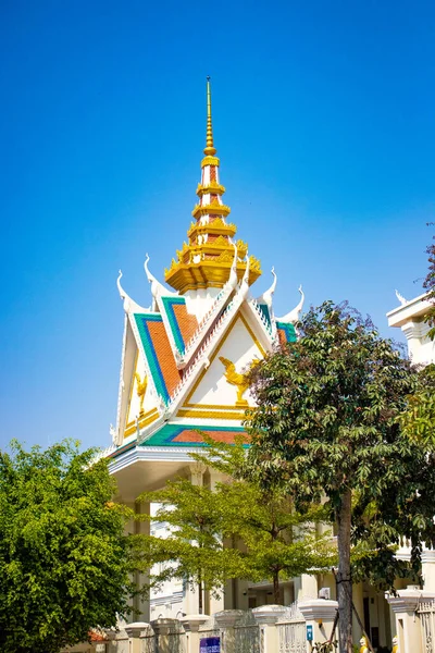 Phnom Penh Stad Dagtid Kambodja — Stockfoto