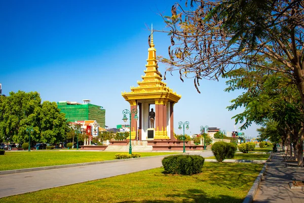 Phnom Penh Miasto Dzień Kambodża — Zdjęcie stockowe