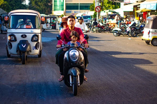 Phnom Penh Cidade Durante Dia Camboja — Fotografia de Stock