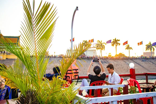 Stadtbild Von Phnom Penh Kambodscha — Stockfoto