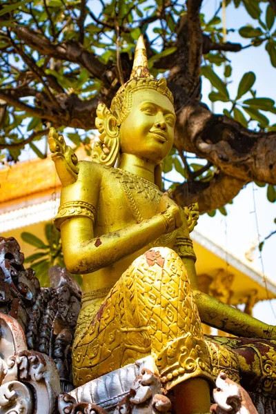 Phnom Penh Buddyjskie Dekoracje Świątynne Kambodży — Zdjęcie stockowe