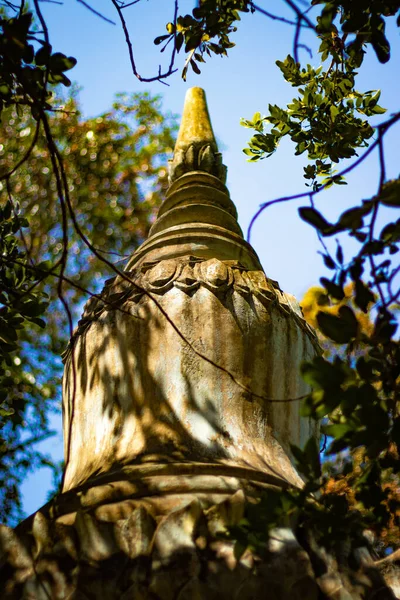 Decorações Templos Budistas Phnom Penh Camboja — Fotografia de Stock