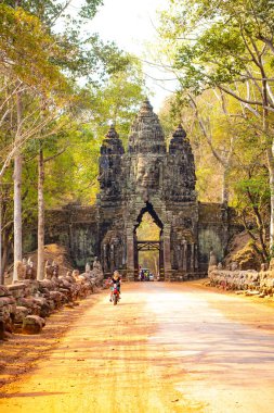 Kamboçya 'daki eski tapınak Agkor Wat