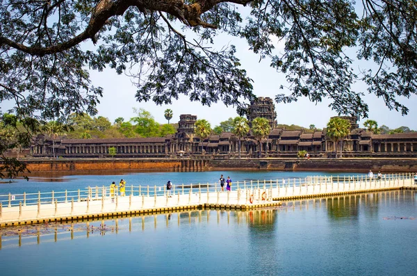 Templo Angkor Thom Camboja — Fotografia de Stock