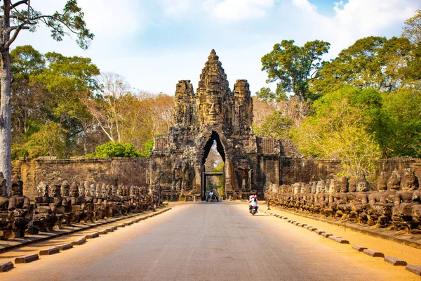 Angkor Antiguo Templo Budista Durante Día Camboya — Foto de Stock