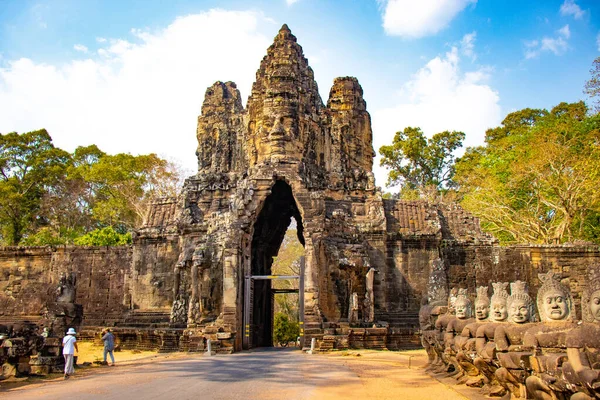 Templo Budista Durante Día Camboya — Foto de Stock