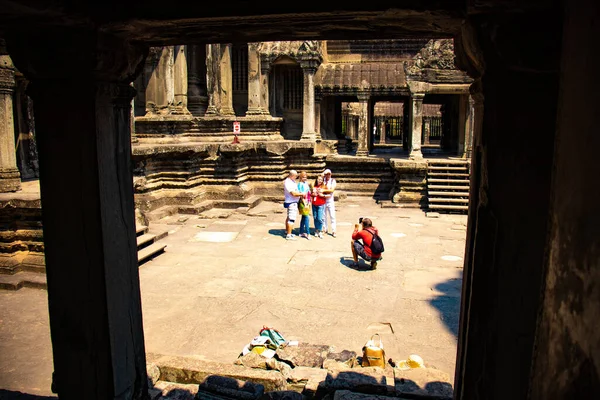 Angkor Oude Boeddhistische Tempel Overdag Cambodja — Stockfoto