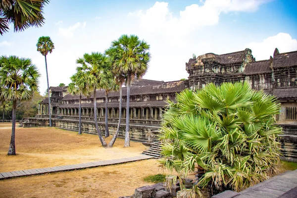 Vecchio Tempio Agkor Wat Cambogia — Foto Stock