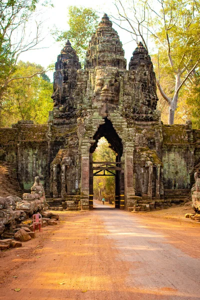 Starý Chrám Agkor Wat Kambodži — Stock fotografie