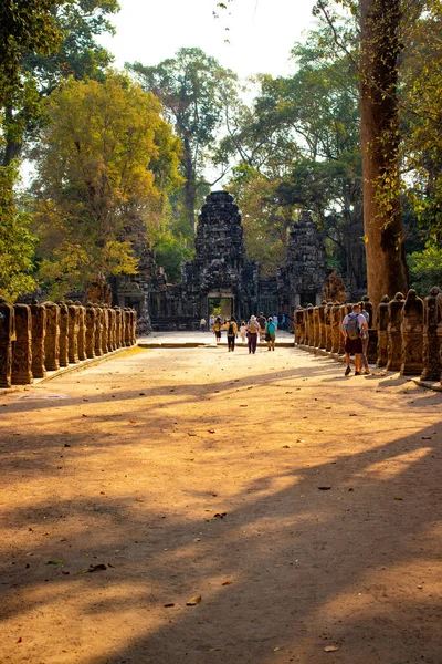 Gamla Templet Agkor Wat Kambodja — Stockfoto