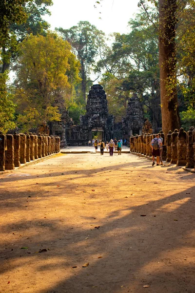 Antigo Templo Agkor Wat Camboja — Fotografia de Stock