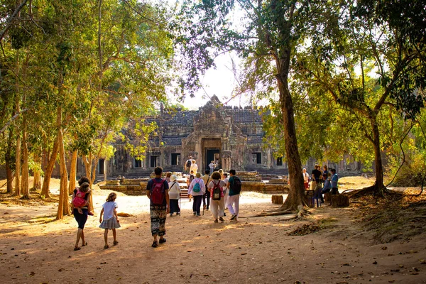 Antigo Templo Agkor Wat Camboja — Fotografia de Stock