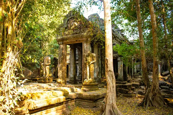 Alter Tempel Agkor Wat Kambodscha — Stockfoto