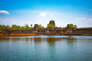 Kamboçya 'daki eski tapınak Agkor Wat