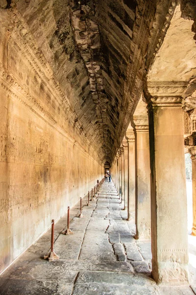 Vecchio Tempio Agkor Wat Cambogia — Foto Stock