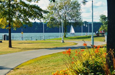 Toronto, Kanada - 5 Temmuz 2020: Toronto Adası 'nın güzel manzarası.