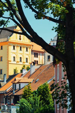Czech Cumhuriyeti, Cletky Krumlov 'daki eski kasaba manzarası