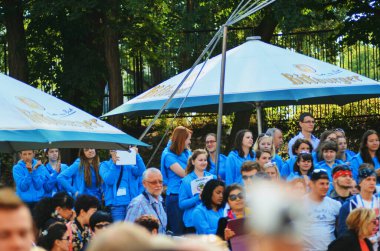 Magdebourg, Almanya 'daki Avrupa Koro Oyunları Halkı