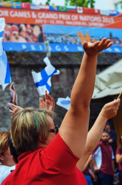 Magdebourg, Almanya 'daki Avrupa Koro Oyunları Halkı